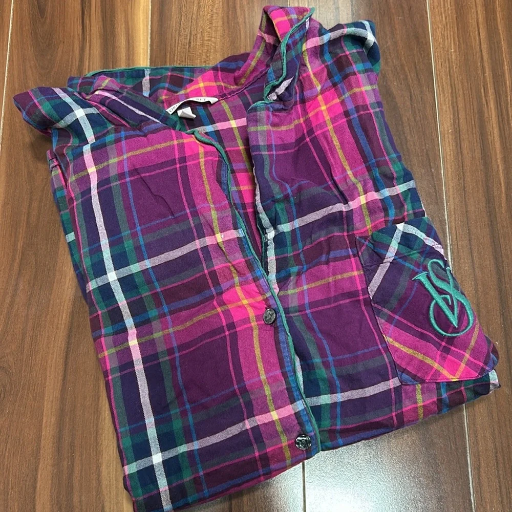 XL LONG / tall Victoria’s Secret pajama top button down